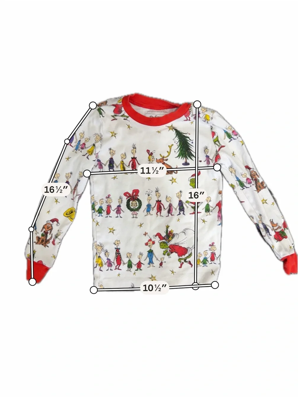 Pottery Barn Kids Dr. Seuss Christmas Pajama Bundle Size 6 4 Piece Holiday Set